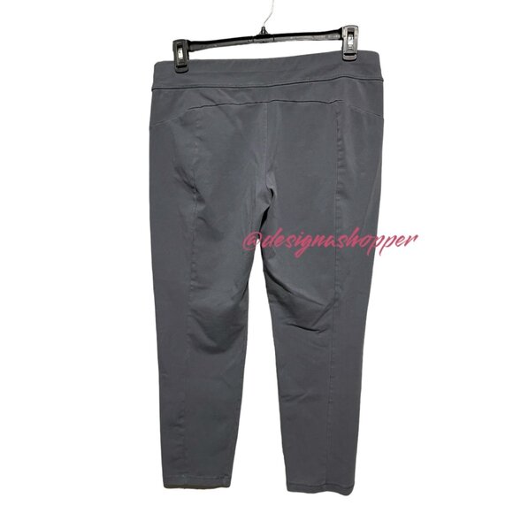 Susan Graver Weekend Gray Stretch Capri Pants Size LP - Picture 3 of 8